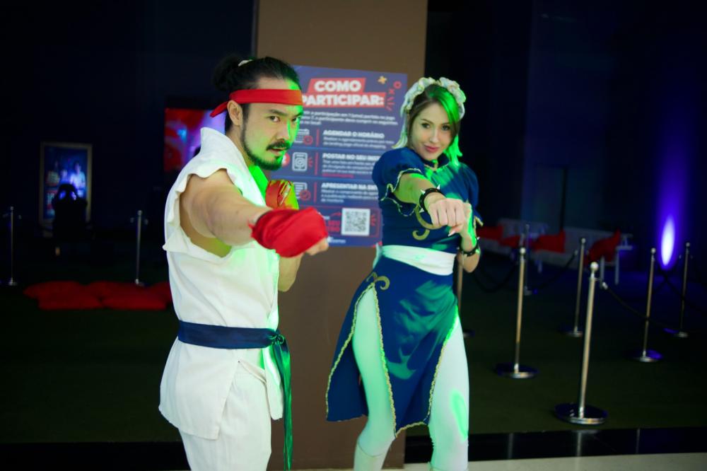 STREET FIGHTER GANHA VIDA COM COSPLAY E GAMES GRATUITOS EM RIBEIRÃO PRETO