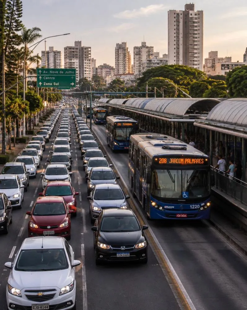  TRÂNSITO PIORA E MOBILIDADE VIRA UM DOS MAIORES DESAFIOS DE RIBEIRÃO PRETO