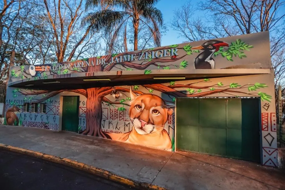 TEATRO DE ARENA GANHA NOVA CARA E MURAL GIGANTE VIRA O MAIS NOVO CARTÃO-POSTAL DE RIBEIRÃO PRETO