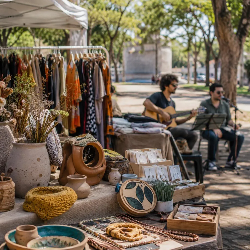 PRAÇA DE RIBEIRÃO PRETO VIRA PALCO DE FEIRA COM ARTESANATO, BRECHÓS E MÚSICA AO VIVO NESTE DOMINGO
