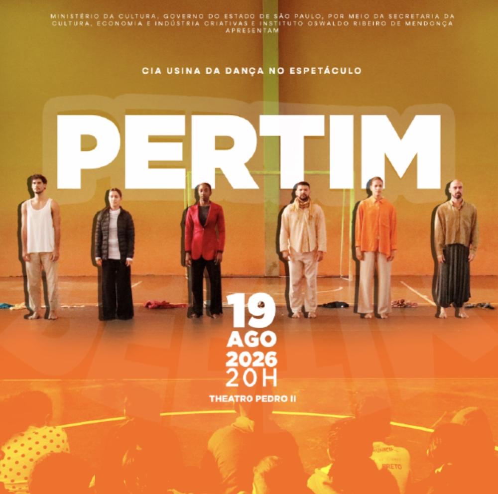 “PERTIM” TEM 150 INGRESSOS GRATUITOS NO THEATRO PEDRO II NESTA QUARTA