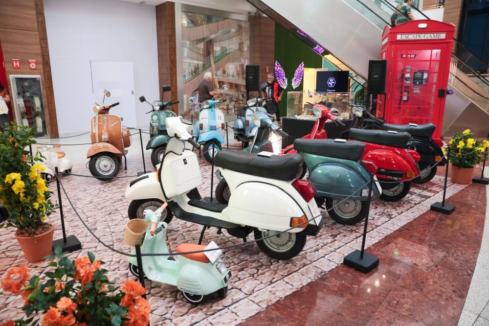 SHOPPING REÚNE VESPAS HISTÓRICAS, FUTEBOL DE BOTÃO E ATRAÇÕES EM RIBEIRÃO PRETO