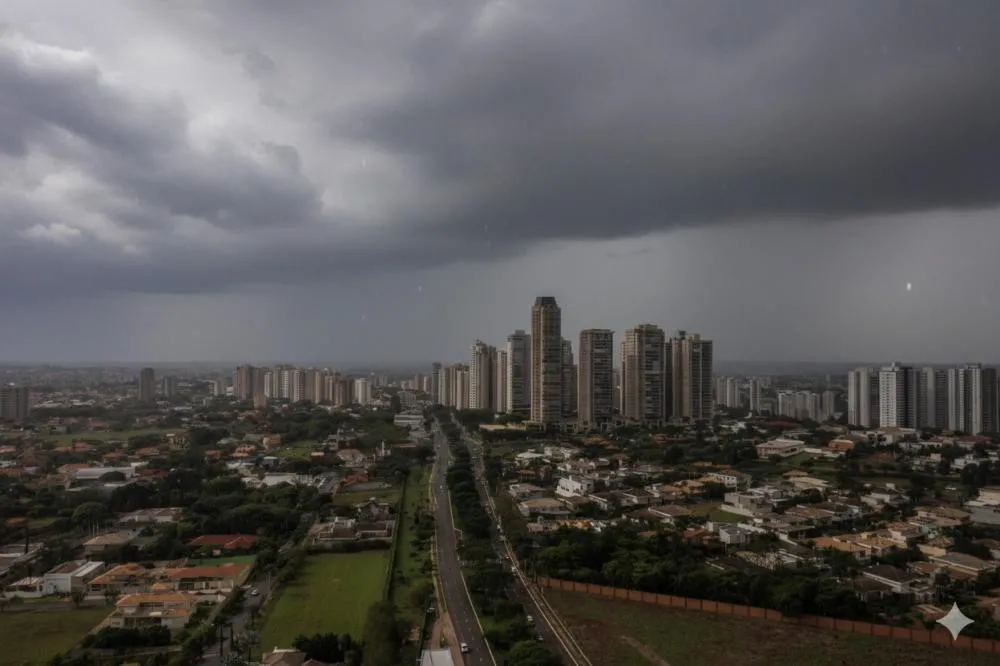 Alerta laranja para chuva intensa coloca Ribeirão Preto em atenção até sexta